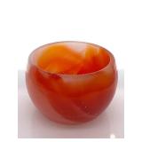 Carnelian Quartz Bowls (Lot of 2)