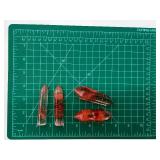 Rose Quartz Crystal Points (Lot of 4)