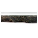 Nephrite Jade Slab - Green Stone Plate with White Veining