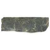Nephrite Jade Slab - Green Stone Plate with White Veining