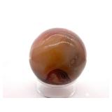 Natural Agate Moon & Star Carvings with Sphere - 4-Piece Set