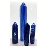 Blueberry Smelt Quartz Crystal Points (Lot of 5)
