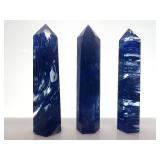 Blueberry Smelt Quartz Crystal Points (Lot of 5)