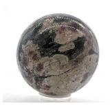 Moss Agate Sphere - 4 Inch Diameter - Hand-Polished Display Ball