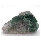 Fluorite Teardrop & Green Fluorite Cluster
