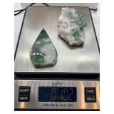 Fluorite Teardrop & Green Fluorite Cluster