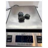 Labradorite Moon Crescent Slab & Heart & Star Cabochons Set