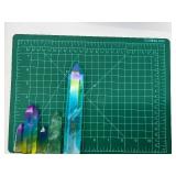 Rainbow Fluorite Crystal Towers - 5-Piece Multi-Color Obelisk Set