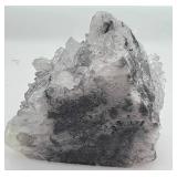 Ocean Jasper Teardrop & Quartz Drusy Cluster