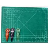 Goddess Carved Stone Pendants - Set of 3