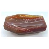 Agate Bowls - Carved & Polished Natural Stone Set of 2