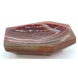 Agate Bowls - Carved & Polished Natural Stone Set of 2