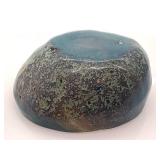 Blue & Purple Agate Obelisks with Teal Swirl Bowl