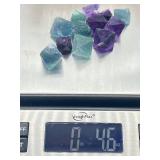 Fluorite Cubes - Purple & Teal Assorted Colors - Approximately 1 in Across (4.6 oz Total)