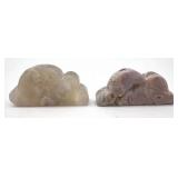 Agate and Selenite Cloud Cabochons - Assorted Colors for Jewelry Making