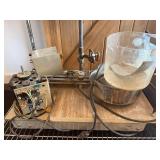 Bodine Electric Co. 115V Industrial Motor with Controls & Vintage Workshop Tools