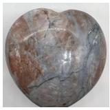Ocean Jasper Heart Stone - Polished Natural Jasper Display Specimen