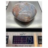 Ocean Jasper Heart Stone - Polished Natural Jasper Display Specimen