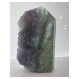 Fluorite Teardrop & Rough Cluster Display Specimens - Green Purple Bands