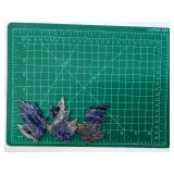 Carved Sodalite Leaves (Lot of 3)