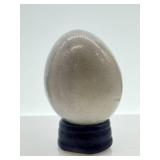 Sphalerite Heart Stones & Egg-Shaped Stone on Stand