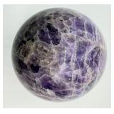 Amethyst Sphere - Purple Crystal Ball for Display & Collection - Natural Quartz Geode Orb