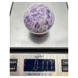 Amethyst Sphere - Purple Crystal Ball for Display & Collection - Natural Quartz Geode Orb