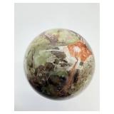 Moss Agate Sphere - Polished Natural Stone Display Ball