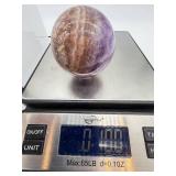 Amethyst Geode Sphere - Polished Purple Crystal Ball