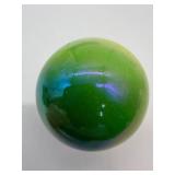 Malachite Heart-Shaped Stone - Polished Green Banding