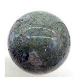 Moss Agate Sphere - Green & Gray Dendritic Ball