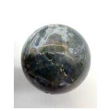 Moss Agate Sphere - Green & Gray Dendritic Ball