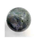 Moss Agate Sphere - Green & Gray Dendritic Ball
