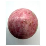 Rhodonite Sphere - Pink & Green Marble Pattern Gemstone Ball