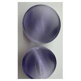Amethyst & Rose Quartz Stone Spheres & Star Shapes with 3 Stone Bowls