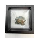 Carved Stone Figurines - Lotus Flower, Winged Motif & Eye Pyramid Designs