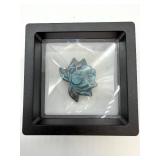 Carved Stone Figurines - Lotus Flower, Winged Motif & Eye Pyramid Designs