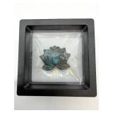 Carved Stone Figurines - Lotus Flower, Winged Motif & Eye Pyramid Designs