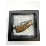 Carved Stone Figurines - Lotus Flower, Winged Motif & Eye Pyramid Designs