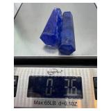 Fluorite & Blueberry Smelt Quartz Tower Points - 3 pcs