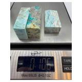 Larimar Obelisk Trio - Polished Blue Pectolite Towers (Lot of 3)