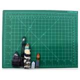 Fluorite & Aura Zebra Crystal Tower Points (Lot of 5)