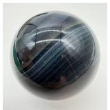 Blue Banded Agate Sphere