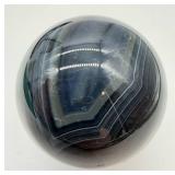 Blue Banded Agate Sphere