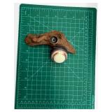 Purple Robe Jade Sphere - Driftwood Stand