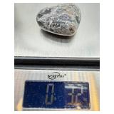 Dragon Blood Jasper & Sodalite Heart Stones (Lot of 2)