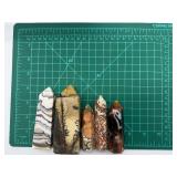 Stone Tower Points - 5-Piece Natural Obelisk Display Set