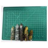 Polished Gemstone Obelisks - Tower Points (Lot of 5)