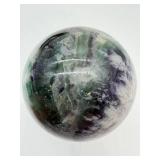 Fluorite Sphere - Green & Purple Crystal Ball