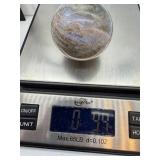 Polished Jasper Sphere - Decorative Stone Ball, Multi-Color Veining